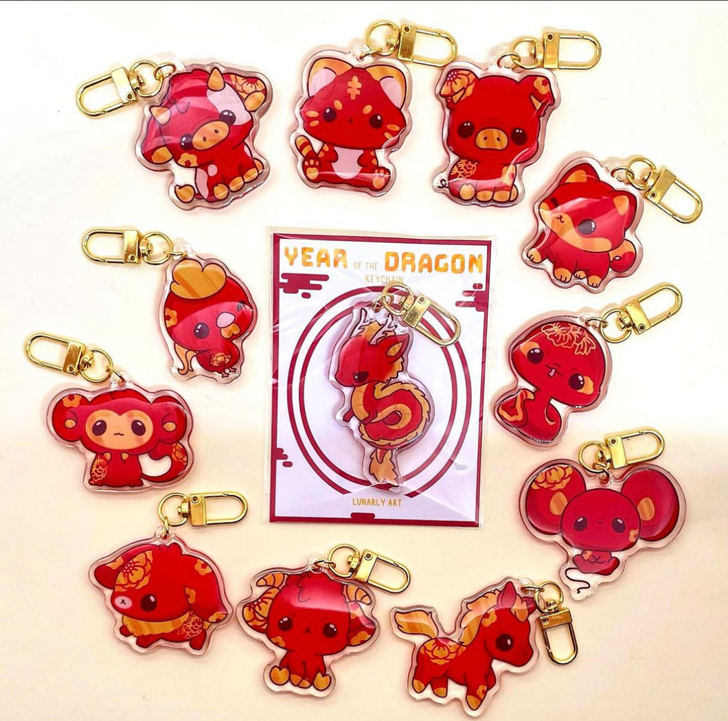 Zodiac keychains